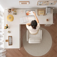 Load image into Gallery viewer, ชุดโต๊ะทำงานไม้ สไตล์ญีปุ่น TB064