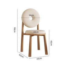 Load image into Gallery viewer, เก้าอี้ขาไม้ มินิมอล CH094