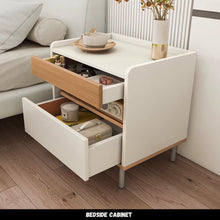 Load image into Gallery viewer, ตู้ข้างเตียงไม้ มินิมอล ( BC032 )