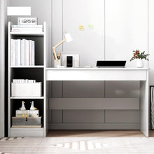 Load image into Gallery viewer, ชุดโต๊ะทำงาน มาพร้อมชั้นวาง TB0107