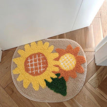 Load image into Gallery viewer, พรมเช็ด ลายดอกทานตะวัน DC045