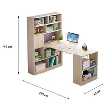 Load image into Gallery viewer, ชุดโต๊ะทำงาน โต๊ะเขียนหนังสือ TB027