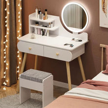 Load image into Gallery viewer, ชุดโต๊ะเครื่องแป้ง ครบชุด DS010