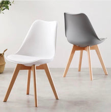 Load image into Gallery viewer, เก้าอี้ขาไม้ มินิมอล CH034