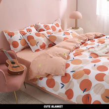 Load image into Gallery viewer, ชุดเครื่องนอนมินิมอล ส้ม