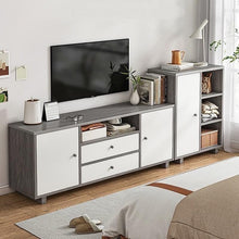 Load image into Gallery viewer, ตู้ไม้วางทีวี สไตล์ญี่ปุ่น ( LT008 )