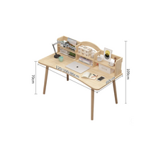 Load image into Gallery viewer, โต๊ะเขียนหนังสือ + ชั้นวาง TB029