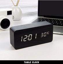 Load image into Gallery viewer, นาฬิกาดิจิตอลไม้ LM054