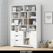 Load image into Gallery viewer, ตู้หนังสือ ตู้เก็บขอบ MC081