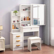 Load image into Gallery viewer, โต๊ะเครื่องแป้ง ครบชุด DS01