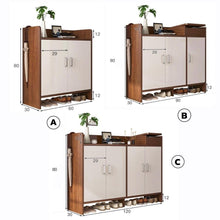 Load image into Gallery viewer, ตู้วางรองเท้า มินิอล สไตล์ญี่ปุ่น MC012