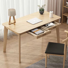 Load image into Gallery viewer, โต๊ะเขียนหนังสือไม้ TB050