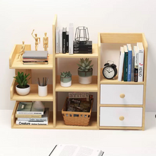 Load image into Gallery viewer, ชั้นไม้วางบนโต๊ะ TR003