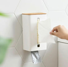 Load image into Gallery viewer, Wooden tissue box
