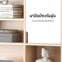 Load image into Gallery viewer, ชุดโต๊ะทำงานไม้ สไตล์ญีปุ่น