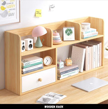 Load image into Gallery viewer, ชั้นไม้วางหนังสือ มินิมอล TR001