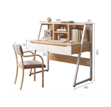 Load image into Gallery viewer, โต๊ะเขียนหนัง โต๊ะทำงาน