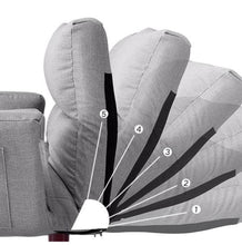 Load image into Gallery viewer, โซฟาขาไม้ CH059