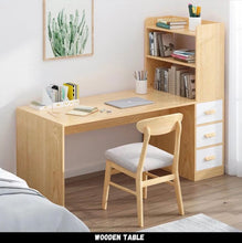 Load image into Gallery viewer, โต๊ะเขียนหนังสือ ชั้นด้านข้างTB016
