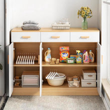 Load image into Gallery viewer, ตู้ไม้เก็บของ สไตล์ญี่ปุ่น MC089