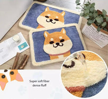 Load image into Gallery viewer, พรมเช็ดเท้ามินิมอล หมาชิบะ DM001