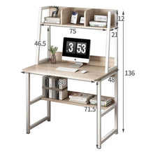 Load image into Gallery viewer, โต๊ะเขียนหนังสือโครงเหล็ก TB042