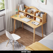 Load image into Gallery viewer, โต๊ะเขียนหนังสือ + ชั้นวาง TB029
