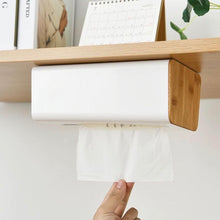 Load image into Gallery viewer, Wooden tissue box