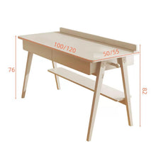 Load image into Gallery viewer, โต๊ะเขียนหนังสือ สไตล์ญีปุ่น TB018
