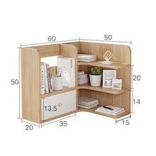 Load image into Gallery viewer, ชั้นไม้วางบนโต๊ะ MC077