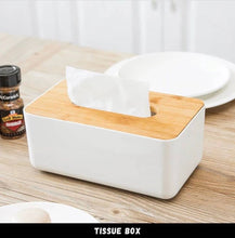 Load image into Gallery viewer, Wooden Tissue box cover