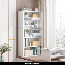 Load image into Gallery viewer, ตู้ชั้นไม้วางหนังสือ 5 ชั้น MC022