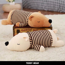 Load image into Gallery viewer, หมอนผ้าห่มลายน้องหมี DC036