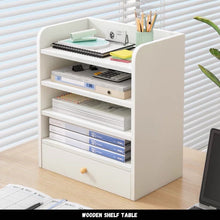 Load image into Gallery viewer, ชั้นไม้วางของบนโต๊ะ TR012