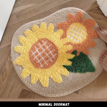 Load image into Gallery viewer, พรมเช็ด ลายดอกทานตะวัน DC045