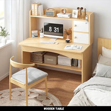 Load image into Gallery viewer, โต๊ะทำงานไม้ ดีไซน์สวย TB024