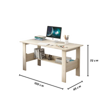 Load image into Gallery viewer, โต๊ะเขียนหนังสือไม้ TB023