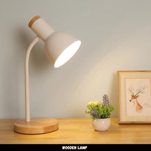 Load image into Gallery viewer, โคมไฟมินิมอล ฐานไม้ CB052