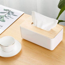 Load image into Gallery viewer, Wooden Tissue box cover
