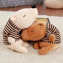 Load image into Gallery viewer, หมอนผ้าห่มลายน้องหมี DC036