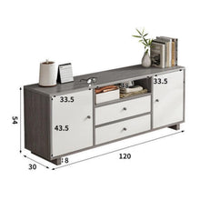 Load image into Gallery viewer, ตู้ไม้วางทีวี สไตล์ญี่ปุ่น ( LT008 )