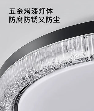 卧室灯2026新款高级感轻奢全光谱中山灯具圆形卧室主卧书房吸顶灯