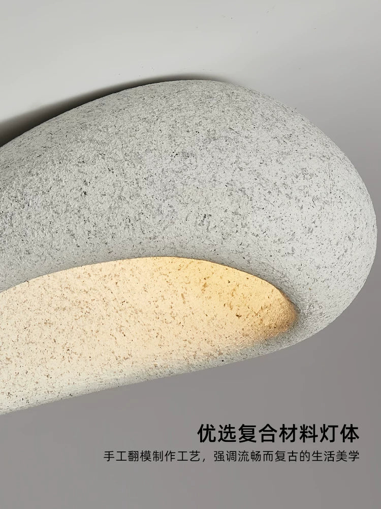 卧室吸顶灯奶油风日式书房客厅灯原创现代侘寂风2025新款房间灯具