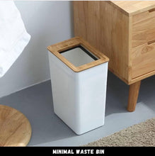 Load image into Gallery viewer, Wooden Trash Can
